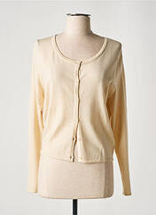 Gilet manches longues beige CHATTAWAK pour femme seconde vue