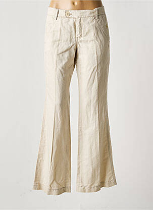 Pantalon flare taille basse taille basse beige MEXX femme