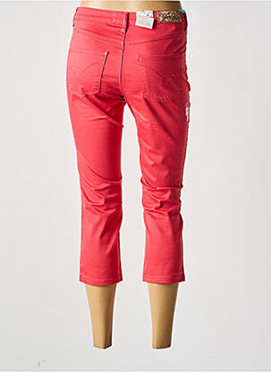 Pantacourt stretch taille normale rouge KANOPE femme