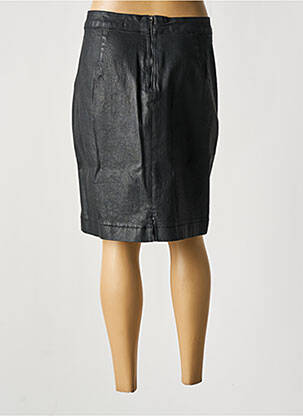 Jupe mi-longue stretch noir KANOPE femme