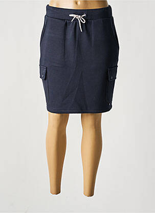 Jupe courte taille élastique bleu BROADWAY femme