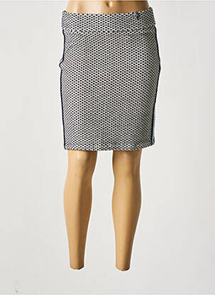 Jupe courte taille haute bleu STREET ONE femme