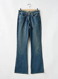 Jeans bootcut taille haute taille haute bleu JOST femme