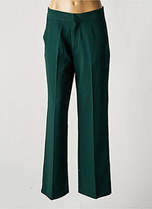 Pantalon droit vert BROADWAY pour femme