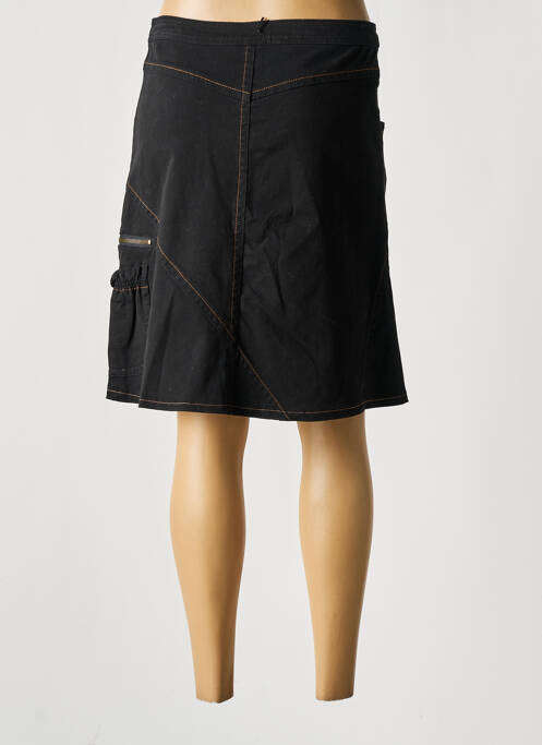 Jupe mi-longue noir PAUSE CAFE pour femme