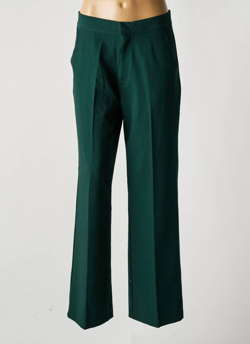 Pantalon droit vert BROADWAY pour femme