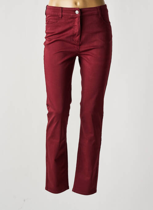 Pantalon slim rouge OLSEN pour femme