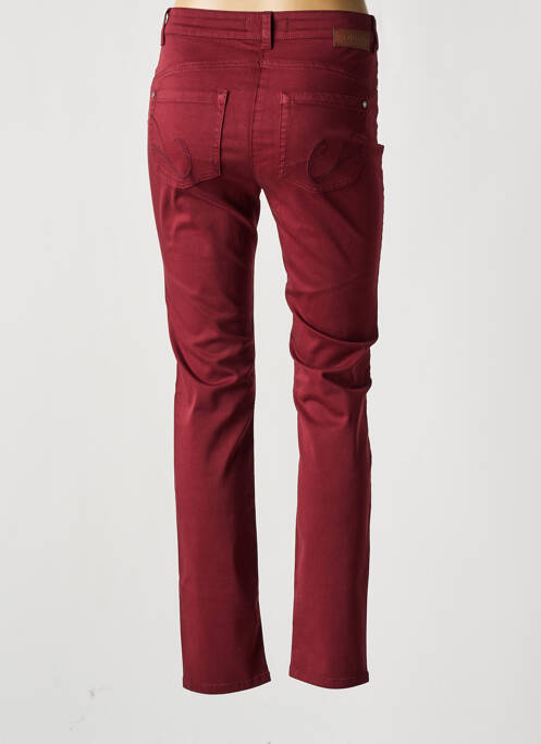 Pantalon slim rouge OLSEN pour femme