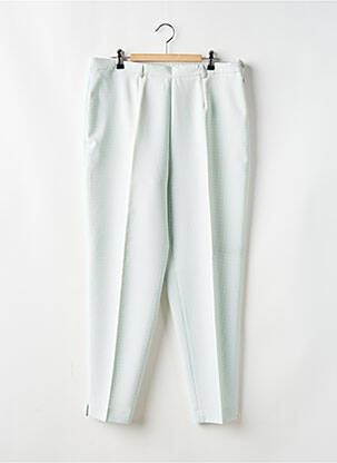 Pantalon droit coupe carotte taille normale bleu MINA.B femme