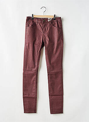Pantalon slim stretch marron GARCIA femme