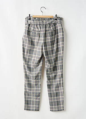 Pantalon droit tissage popeline taille normale gris STREET ONE femme