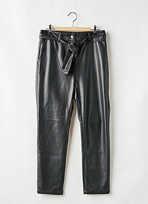 Pantalon slim taille normale taille normale noir BROADWAY femme