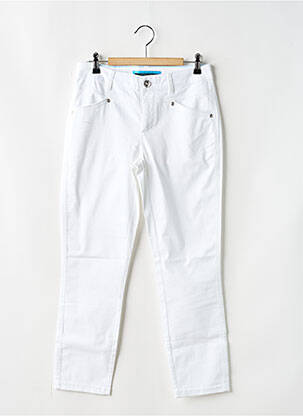 Pantalon slim stretch taille normale beige STREET ONE femme