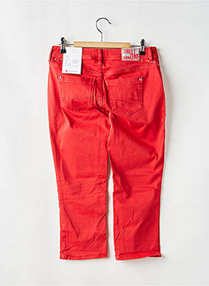 Pantacourt stretch taille normale rouge STREET ONE femme