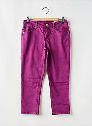 Pantacourt stretch taille normale violet STREET ONE femme