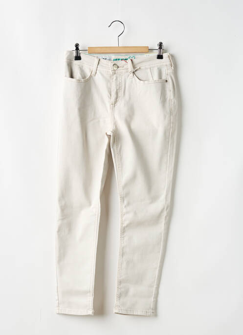 Pantalon slim beige STREET ONE pour femme