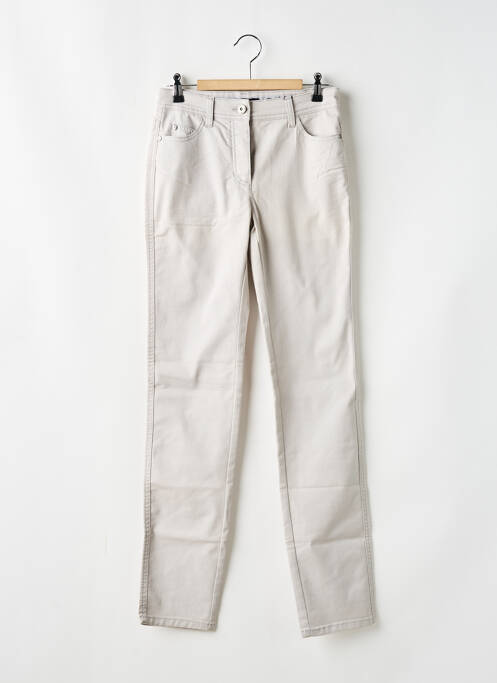 Pantalon slim gris OLSEN pour femme