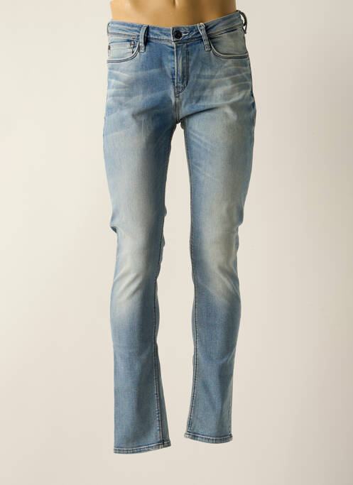 Jeans coupe slim tissage brut taille normale bleu GARCIA homme