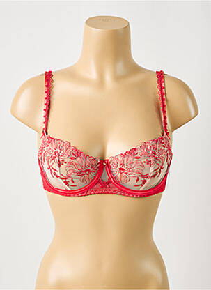 Soutien-gorge légère et transparente haut soutien-gorge emboitant rouge AUBADE femme