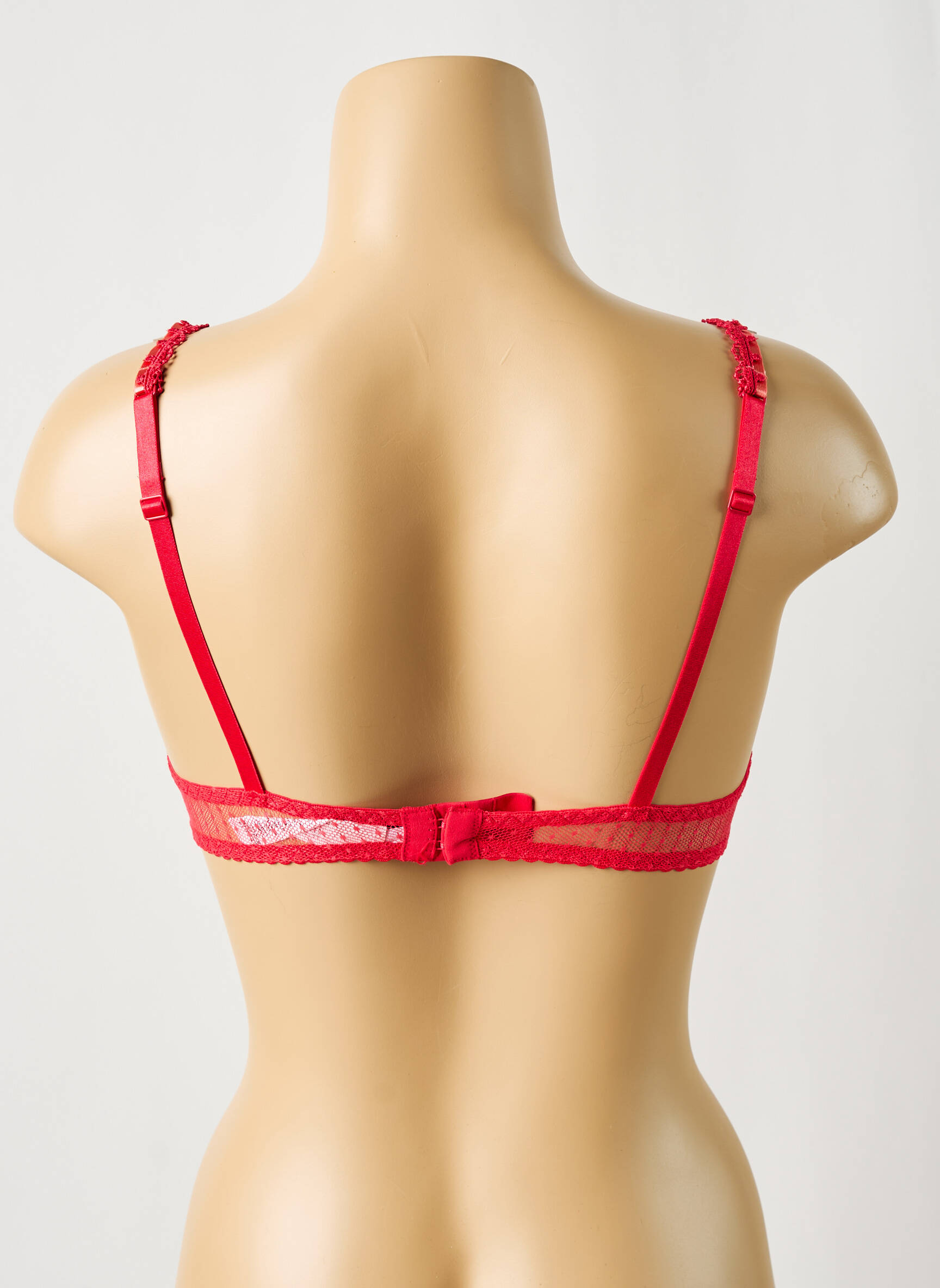 Soutien-gorge légère et transparente haut soutien-gorge emboitant rouge AUBADE femme