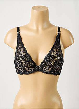 Soutien-gorge légère et transparente haut soutien-gorge emboitant noir AUBADE femme