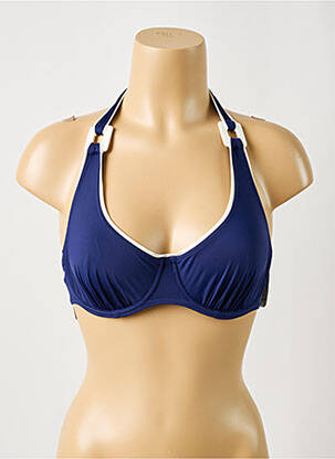 Haut de maillot de bain haut soutien-gorge emboitant haut soutien-gorge emboitant bleu AUBADE femme