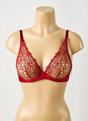 Soutien-gorge légère et transparente haut soutien-gorge emboitant rouge AUBADE femme