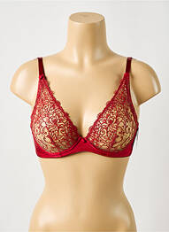 Soutien-gorge légère et transparente haut soutien-gorge emboitant rouge AUBADE femme