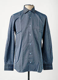 Chemise manches longues imprimé rayures bleu CAP 10 TEN homme