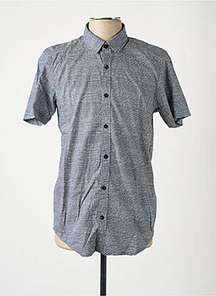 Chemise manches courtes imprimé fantaisie gris GARCIA homme