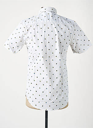 Chemise manches courtes imprimé fantaisie blanc GARCIA homme