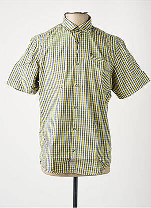 Chemise manches courtes poches vert LERROS homme