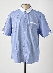 Chemise manches courtes bleu CAP 10 TEN pour homme seconde vue