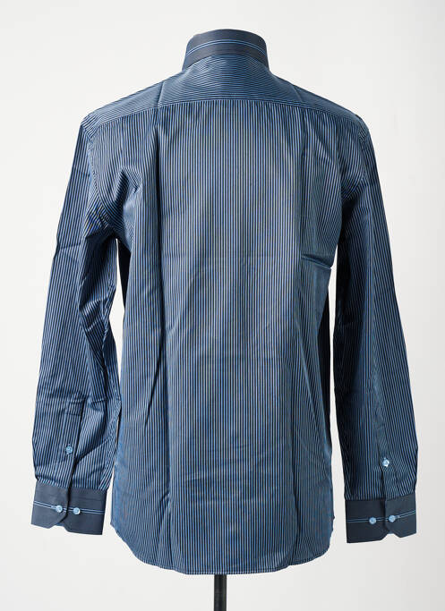 Chemise manches longues bleu CAP 10 TEN pour homme