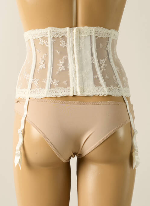 Guêpière/Porte-jarretelle blanc AUBADE pour femme