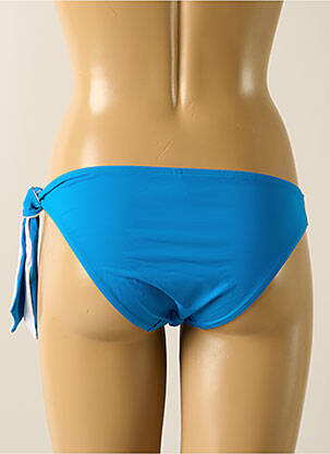 Bas de maillot de bain effet matière satinée culotte bleu AUBADE femme