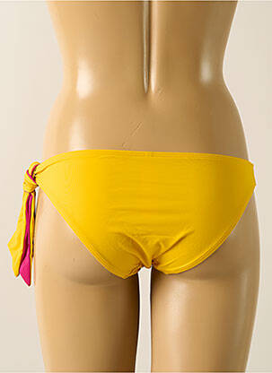 Bas de maillot de bain réversible culotte jaune AUBADE femme