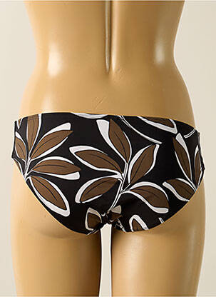 Bas de maillot de bain imprimé fantaisie culotte noir AUBADE femme