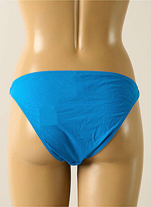 Bas de maillot de bain effet matière satinée culotte bleu AUBADE femme