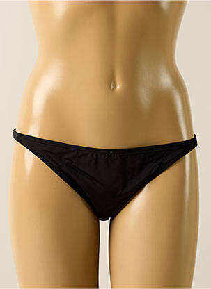Bas de maillot de bain effet matière satinée culotte noir AUBADE femme