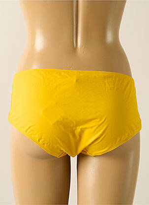 Bas de maillot de bain tissage satiné culotte jaune AUBADE femme