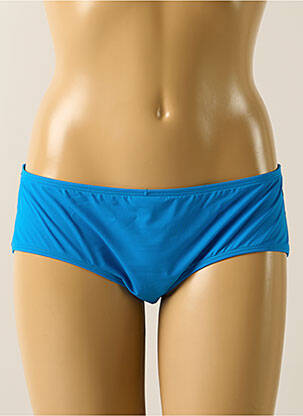 Bas de maillot de bain tissage satiné culotte bleu AUBADE femme
