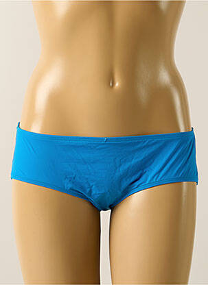 Bas de maillot de bain tissage satiné culotte bleu AUBADE femme