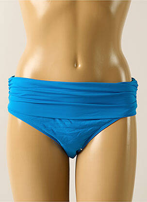 Bas de maillot de bain tissage satiné culotte bleu AUBADE femme
