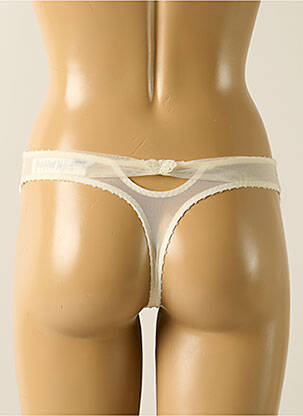 Tanga dentelle blanc AUBADE femme