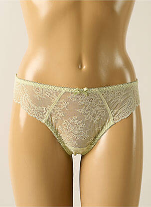 Tanga stretch vert clair AUBADE femme