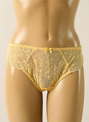Tanga stretch orange clair AUBADE femme