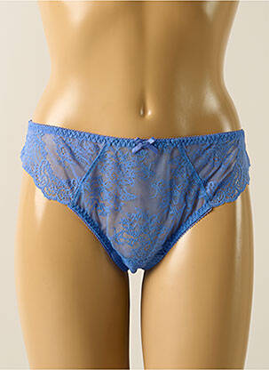 Tanga stretch bleu AUBADE femme