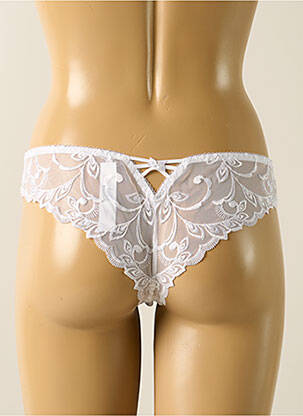 Tanga stretch blanc AUBADE femme