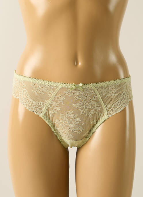 Tanga stretch vert clair AUBADE femme